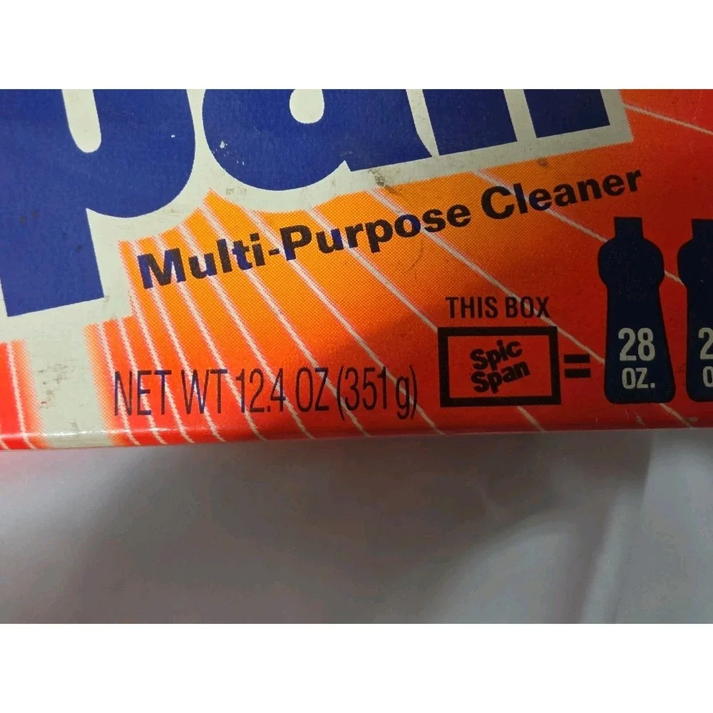 Vintage 2 Ultra Spic and Span Multi Purpose Cleaner Powder 12.4 oz